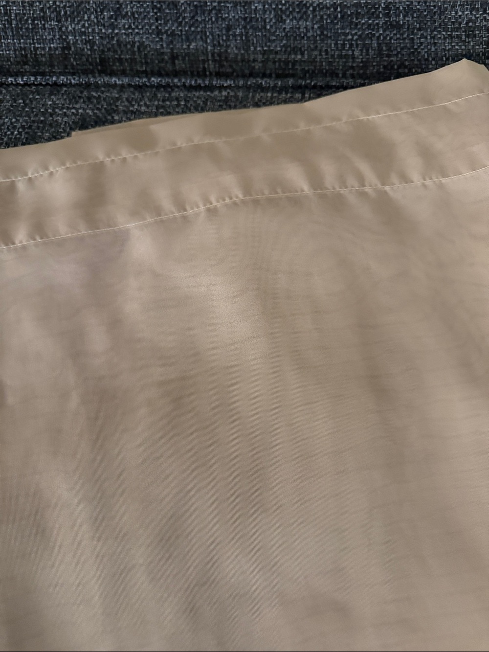 Pair of Rod Pocket Taupe Sheers